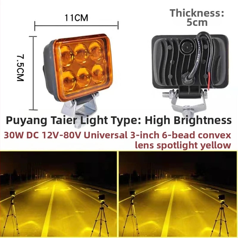 LED φανάρι φορτηγού 90W, 12-80V, IP67, 4200 lm