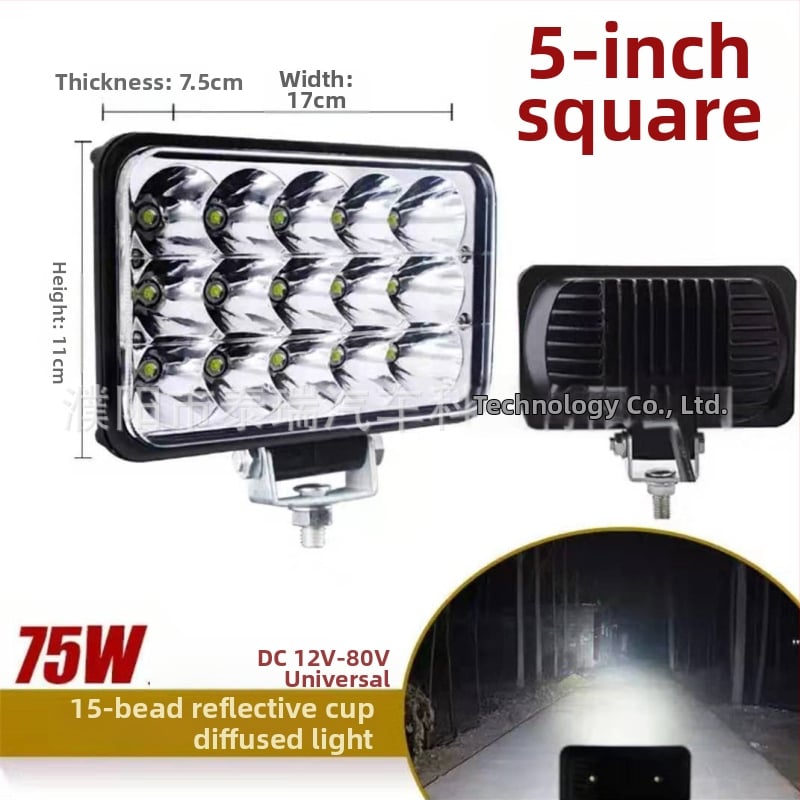 LED φανάρι φορτηγού 90W, 12-80V, IP67, 4200 lm