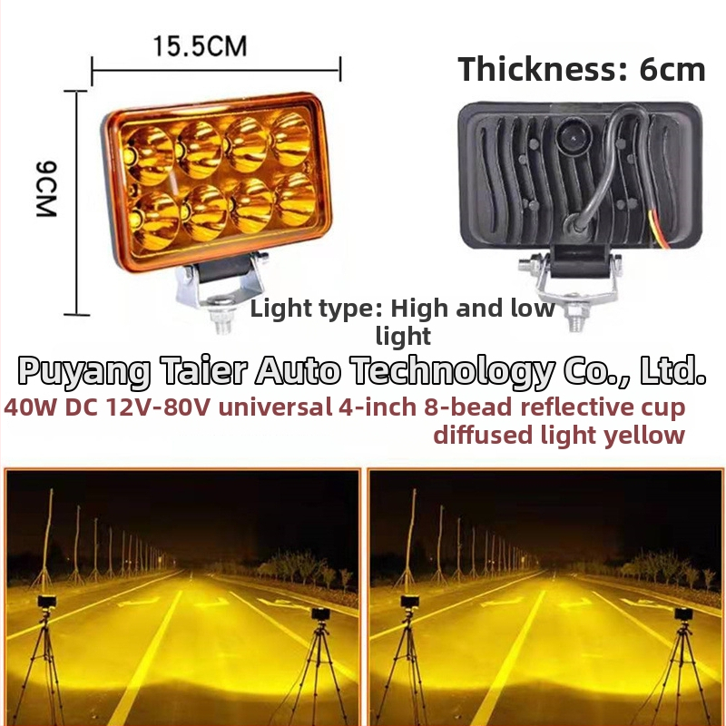 LED φανάρι φορτηγού 90W, 12-80V, IP67, 4200 lm