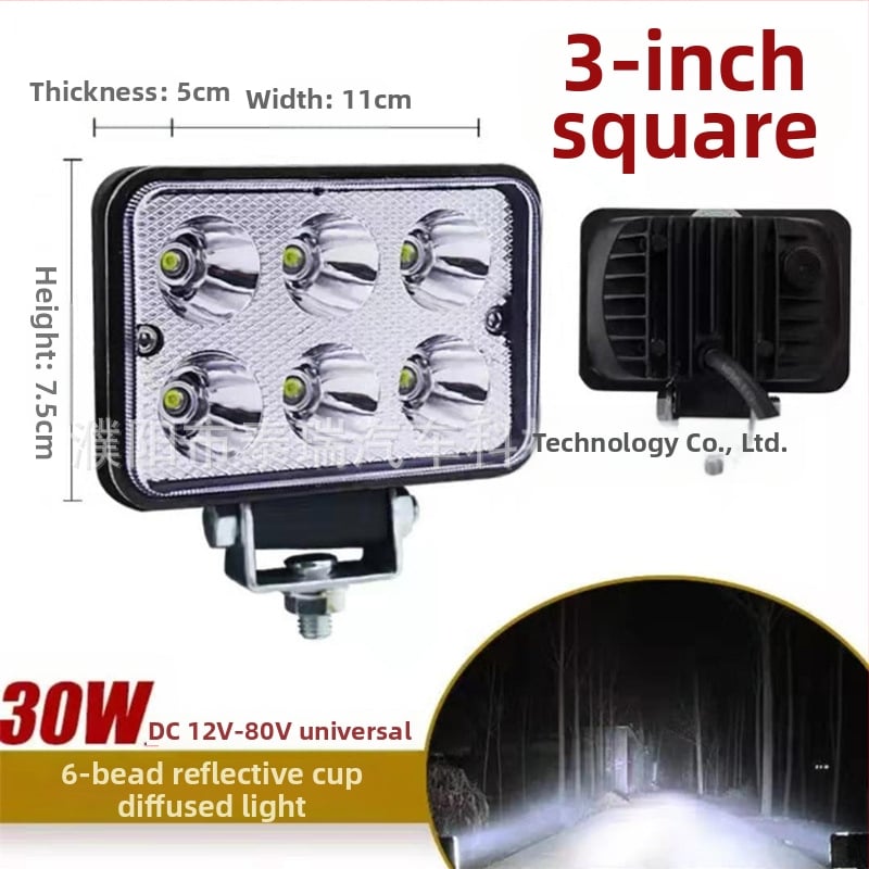 LED φανάρι φορτηγού 90W, 12-80V, IP67, 4200 lm