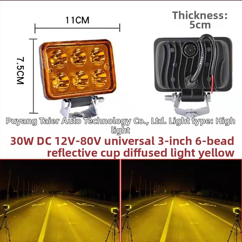 LED φανάρι φορτηγού 90W, 12-80V, IP67, 4200 lm