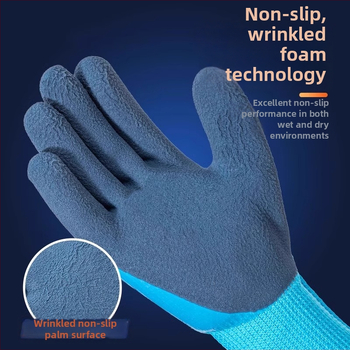 Lateksa gumijas cimdi makšķerēšanai un ražām – ūdensdrošas, izturīgas pret caurumiem, pret griezumu un pret ieduršanu, pieaugušo izmērs