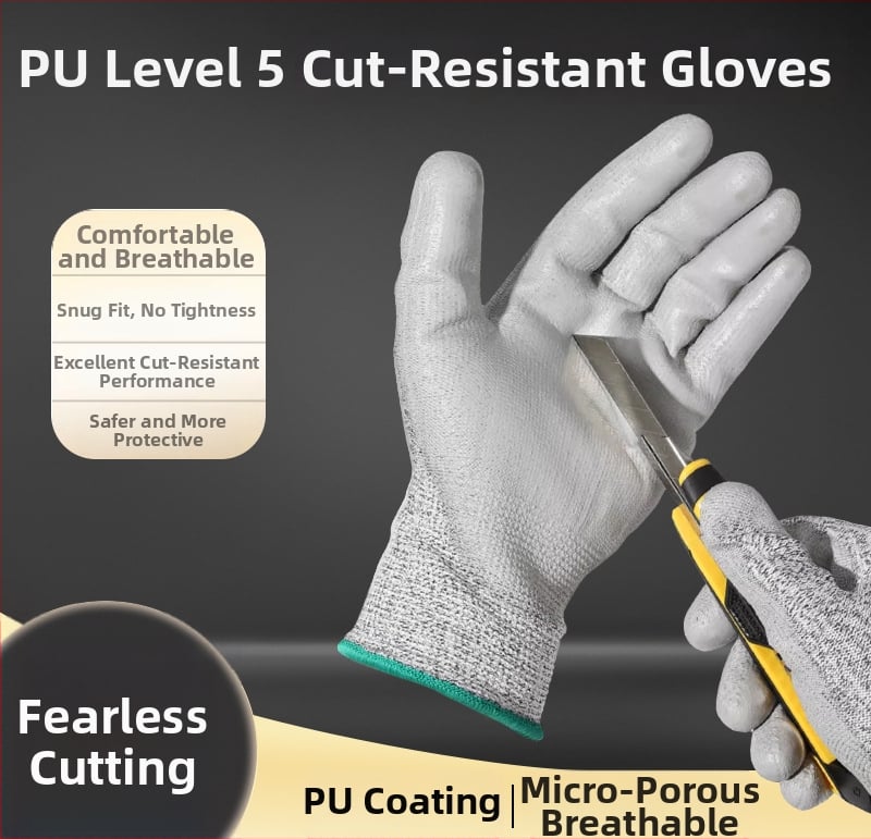 Cimdi ar nerūsējošā tērauda mikrošķiedrām – Anyou Shield