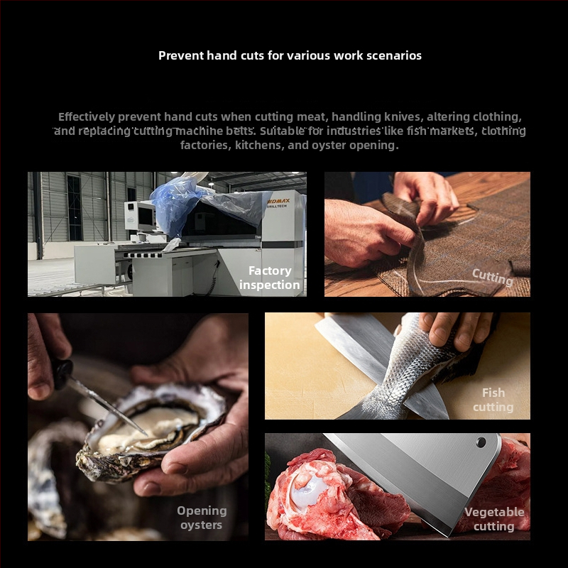 Cimdi ar nerūsējošā tērauda mikrošķiedrām – Anyou Shield