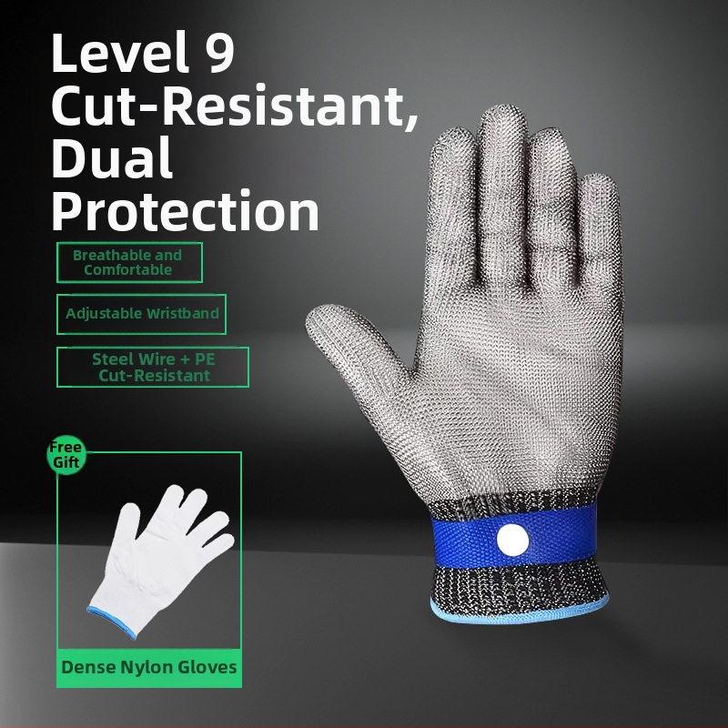 Cimdi ar nerūsējošā tērauda mikrošķiedrām – Anyou Shield