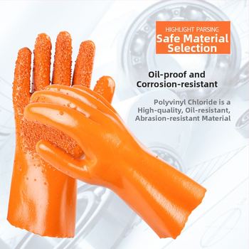 Hongshan darba cimdi, eļļas noturīgi, ūdensdroši, pretslīdēji, ar dip gumijas pārklājumu, 165 g, mehāniskās iekārtas darbībai un iekārtu apkopei