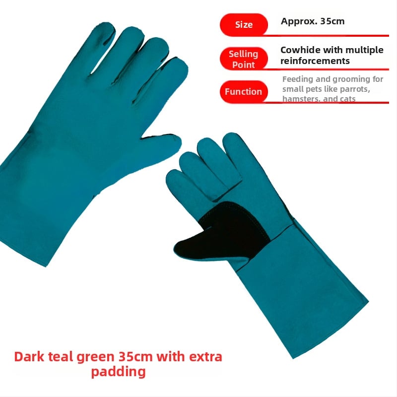 Da Heng ādas cimdi pret kodumu mācībām mājdzīvniekiem, gari aizsargājošie cimdi