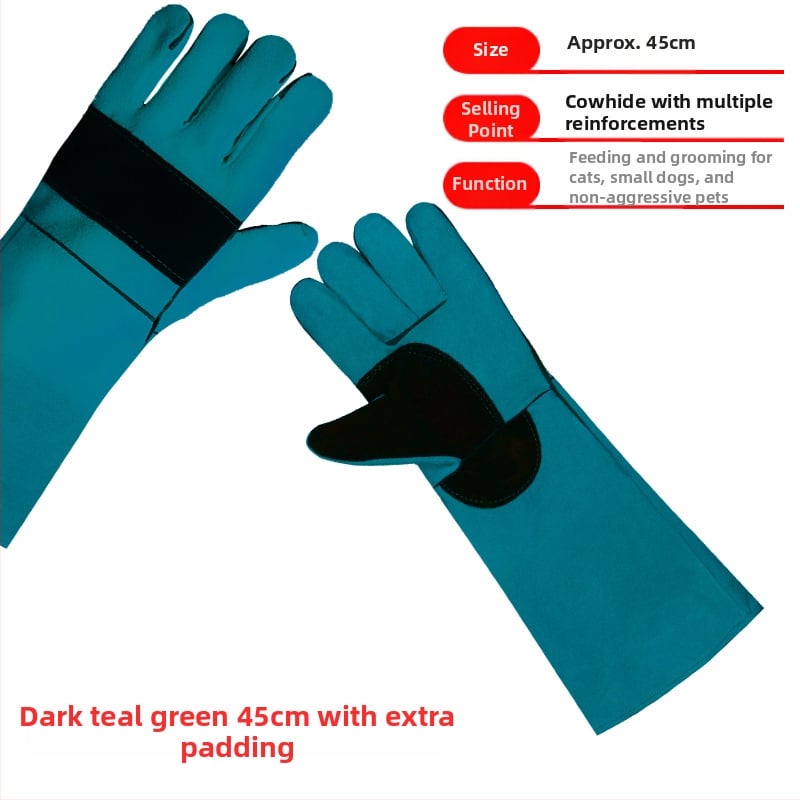 Da Heng ādas cimdi pret kodumu mācībām mājdzīvniekiem, gari aizsargājošie cimdi