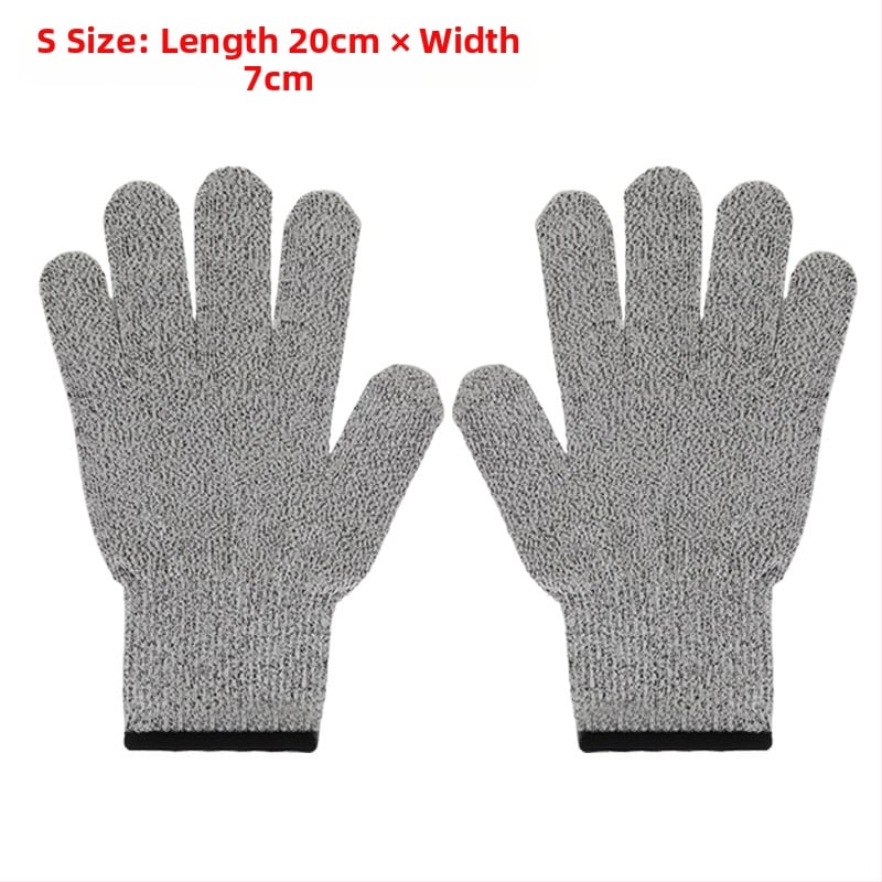 HPPE 5. pakāpes griezumizturīgas cimdi, pārtikas kvalitāte, dārza ražas vākšanai, adīti, bērniem un pieaugušajiem, darba aizsardzība