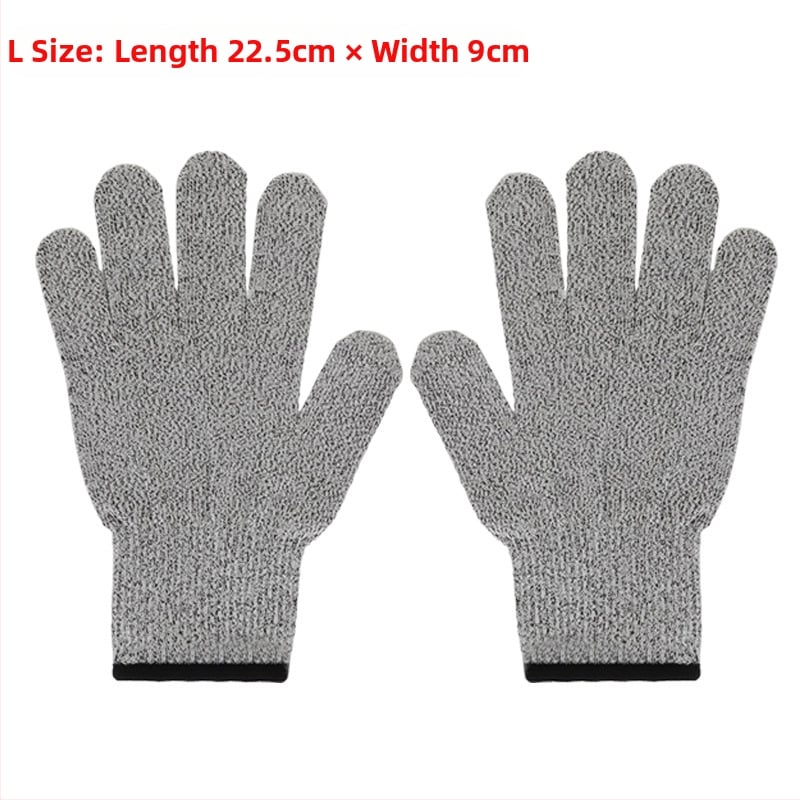 HPPE 5. pakāpes griezumizturīgas cimdi, pārtikas kvalitāte, dārza ražas vākšanai, adīti, bērniem un pieaugušajiem, darba aizsardzība