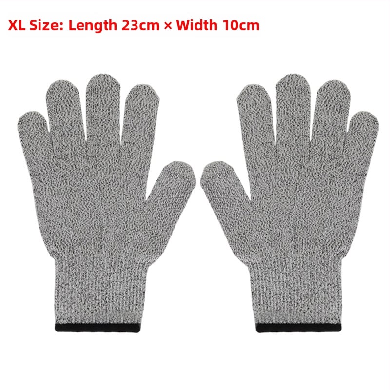 HPPE 5. pakāpes griezumizturīgas cimdi, pārtikas kvalitāte, dārza ražas vākšanai, adīti, bērniem un pieaugušajiem, darba aizsardzība