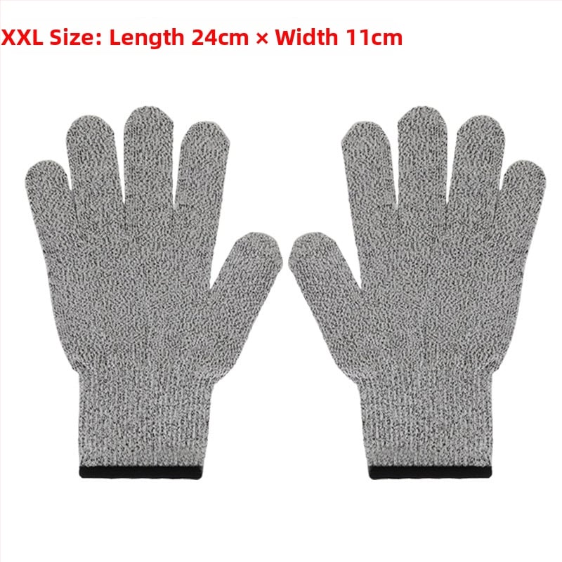 HPPE 5. pakāpes griezumizturīgas cimdi, pārtikas kvalitāte, dārza ražas vākšanai, adīti, bērniem un pieaugušajiem, darba aizsardzība