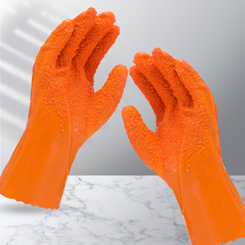 Potpuno potopljene gumene radničke rukavice – protuklizne, otporne na ulje, otporne na habanje, deblje