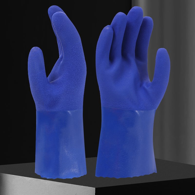 Potpuno potopljene gumene radničke rukavice – protuklizne, otporne na ulje, otporne na habanje, deblje