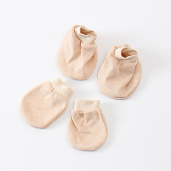 Lion Bear Бебешки ръкавици и покривала за крака – защита от надраскване на ръцете и краката, дишащ памучен материал