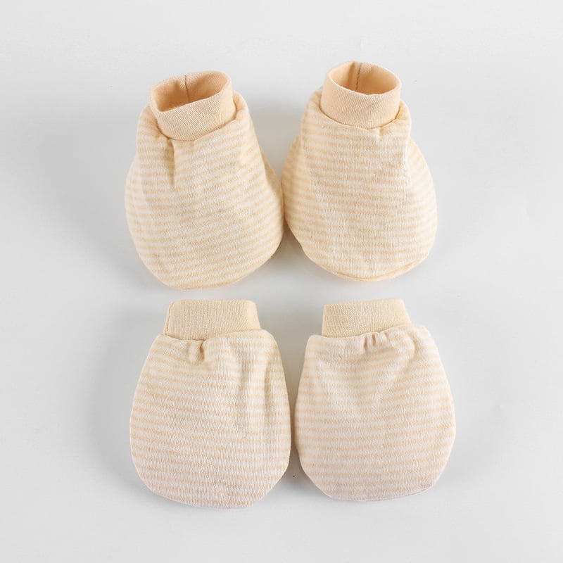 Lion Bear Бебешки ръкавици и покривала за крака – защита от надраскване на ръцете и краката, дишащ памучен материал