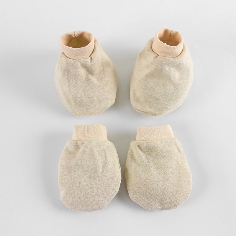 Lion Bear Бебешки ръкавици и покривала за крака – защита от надраскване на ръцете и краката, дишащ памучен материал