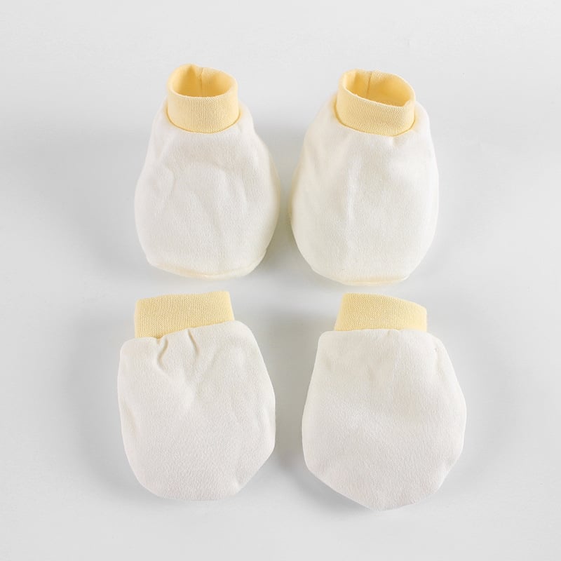 Lion Bear Бебешки ръкавици и покривала за крака – защита от надраскване на ръцете и краката, дишащ памучен материал