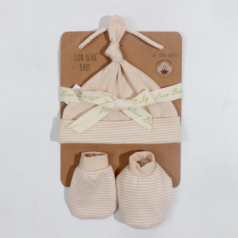 Lion Bear Бебешки ръкавици и покривала за крака – защита от надраскване на ръцете и краката, дишащ памучен материал