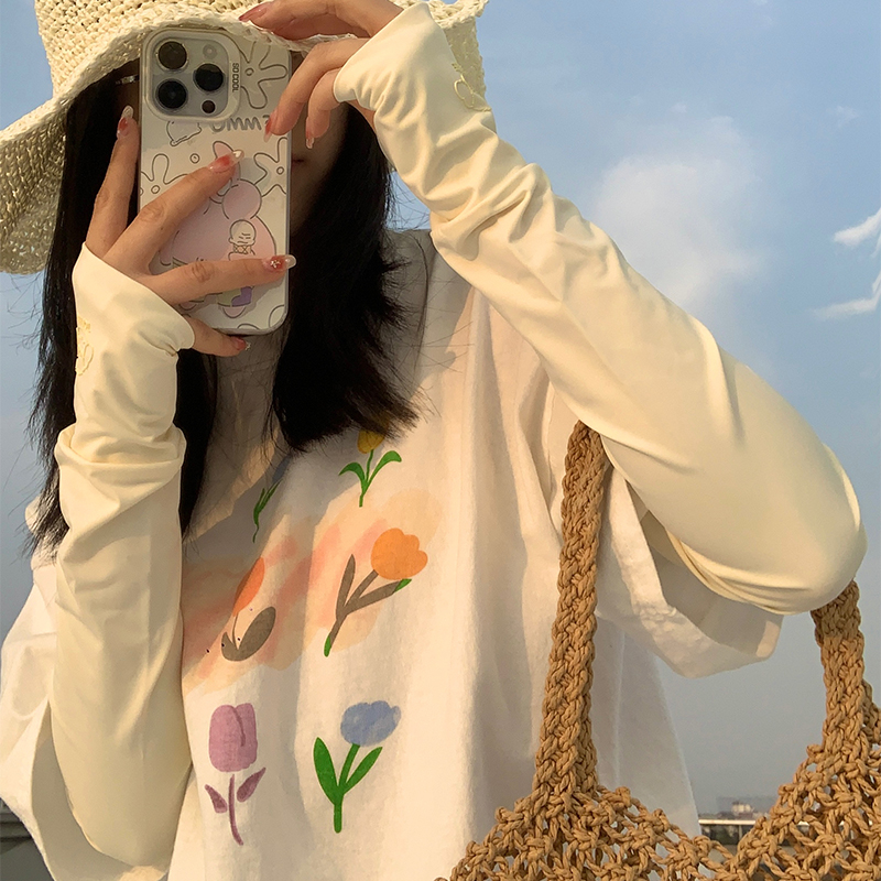 Μανίκια χεριών UV προστασία Ice Silk Νάιλον 71-80% Αναπνεύσιμα