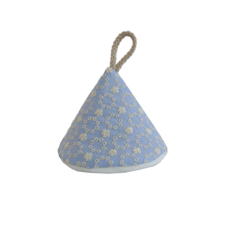 Termoizolēts virtuves komplekts: trīsstūra katla vāciņš, auduma cimdi un katla rokturis (aizsardzība pret apdegumiem)