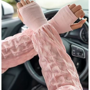 Μανίκια προστασίας από τον ήλιο για καλοκαίρι - Πολυεστέρας, περιεκτικότητα ύλης >96%, Γλυκό στυλ, Καλοκαίρι 2025