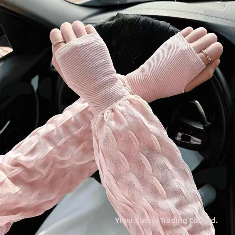 Μανίκια προστασίας από τον ήλιο για καλοκαίρι - Πολυεστέρας, περιεκτικότητα ύλης >96%, Γλυκό στυλ, Καλοκαίρι 2025