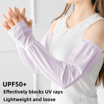 Manșete pentru brațe cu protecție UV din mătase de gheață – Stil proaspăt și dulce, primăvara 2024