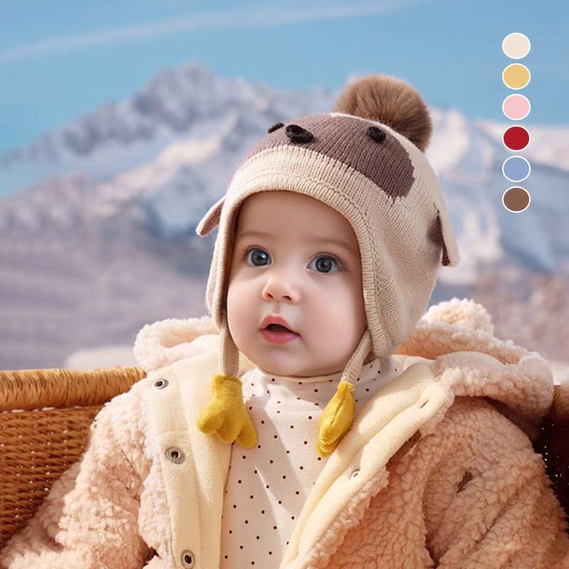 Beebide kapuutsiga müts, kootud, soe ja tuulekindel, kupolo stiil, polüesterkangas, vanus 0–4 aastat, kevad ja sügis