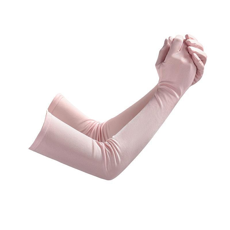 Mâneci din mătase pentru protecție UV, croială lejeră (100% mătase; Material: mătase; Stil: Fashion Commuter; Vara 2024)