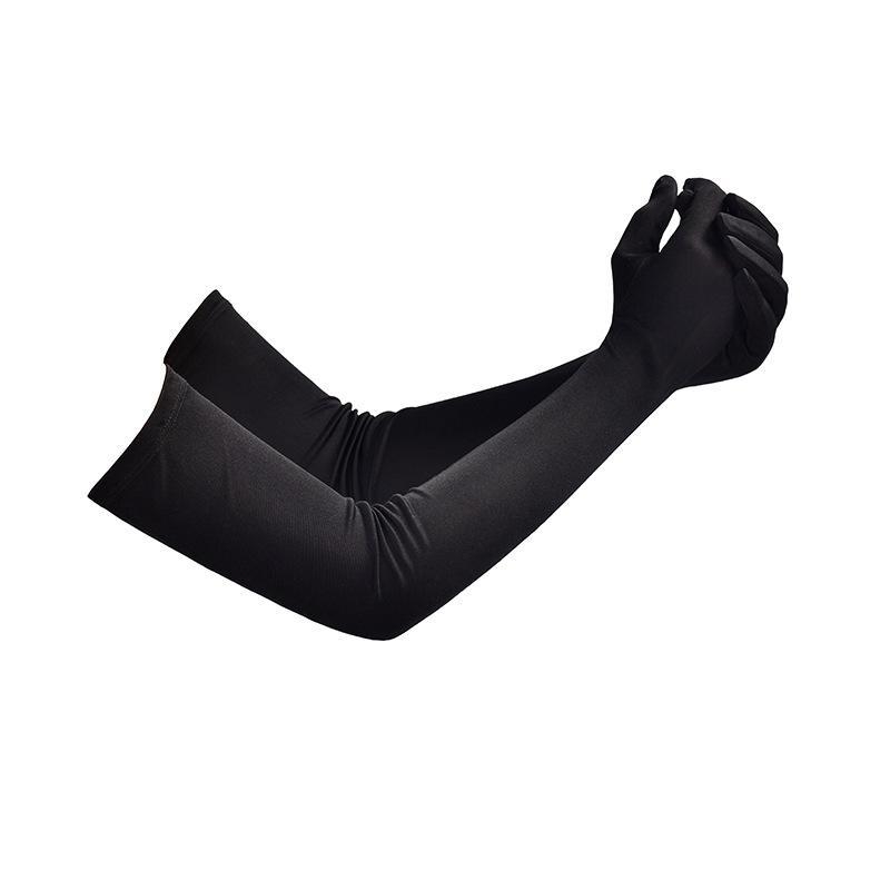 Mâneci din mătase pentru protecție UV, croială lejeră (100% mătase; Material: mătase; Stil: Fashion Commuter; Vara 2024)