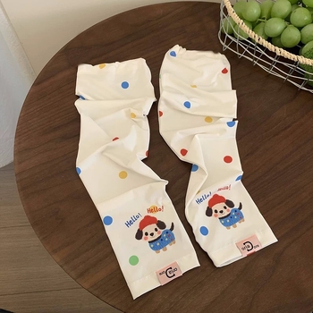 Γυναικεία UV μανίκια από Ice Silk, χαλαρό καρτούν στυλ, Ύφασμα Ice Silk (>96% κύρια ίνα), Πολυεστέρας-Σπένταξ (έως 10% Spandex), Καλοκαίρι 2025