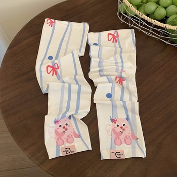 Γυναικεία UV μανίκια από Ice Silk, χαλαρό καρτούν στυλ, Ύφασμα Ice Silk (>96% κύρια ίνα), Πολυεστέρας-Σπένταξ (έως 10% Spandex), Καλοκαίρι 2025