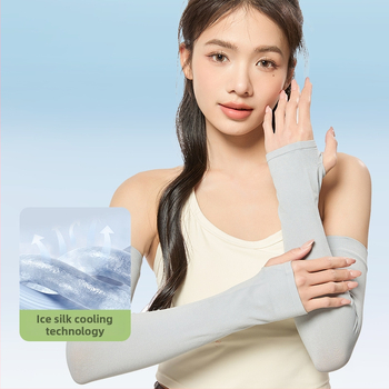 Μανίκια προστασίας από τον ήλιο, μινιμαλιστικό στυλ, πολυεστερικό ύφασμα, οδήγηση και ποδηλασία, άνοιξη 2024