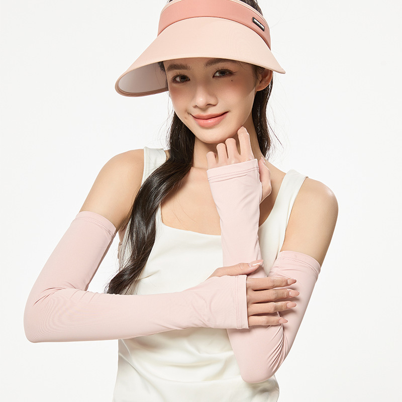 Μανίκια προστασίας από τον ήλιο, μινιμαλιστικό στυλ, πολυεστερικό ύφασμα, οδήγηση και ποδηλασία, άνοιξη 2024
