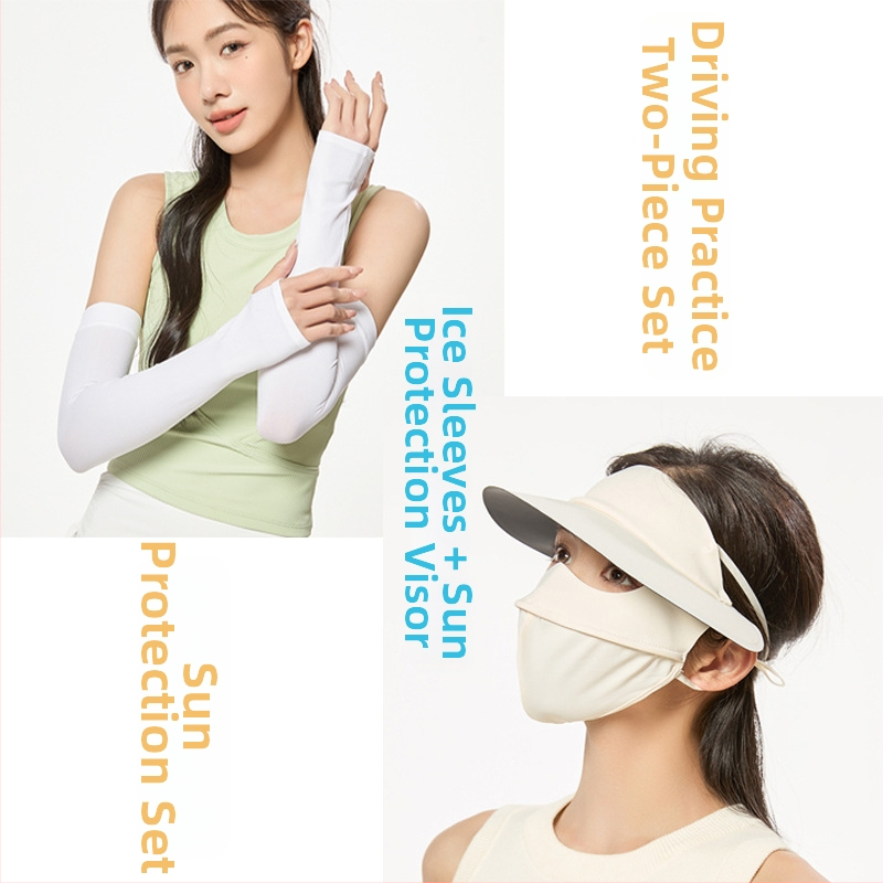 Μανίκια προστασίας από τον ήλιο, μινιμαλιστικό στυλ, πολυεστερικό ύφασμα, οδήγηση και ποδηλασία, άνοιξη 2024