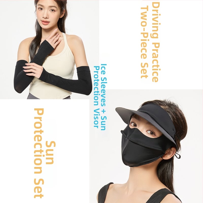 Μανίκια προστασίας από τον ήλιο, μινιμαλιστικό στυλ, πολυεστερικό ύφασμα, οδήγηση και ποδηλασία, άνοιξη 2024