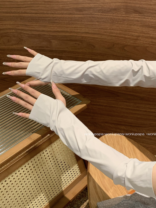 Ice Silk маншети за ръце през лято, UV защита, Nylon плат, модерен градски стил, сезон Лято 2025