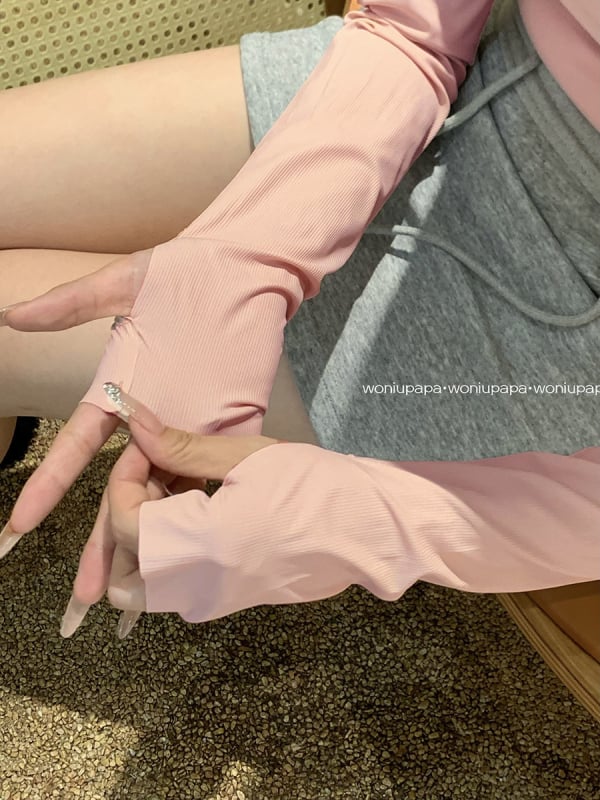 Ice Silk маншети за ръце през лято, UV защита, Nylon плат, модерен градски стил, сезон Лято 2025