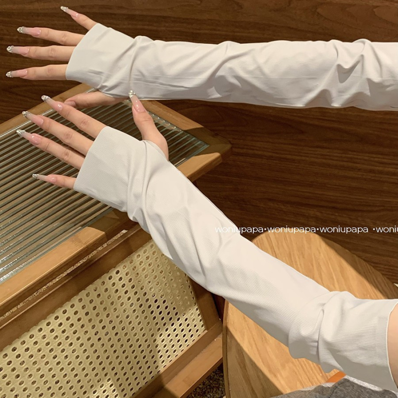 Ice Silk маншети за ръце през лято, UV защита, Nylon плат, модерен градски стил, сезон Лято 2025