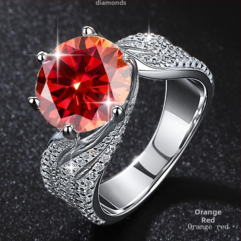 Gredzens no 925 sudraba, dimantu uzstādījums, zieds un rombs forma, sievietēm, stils Boyfriend