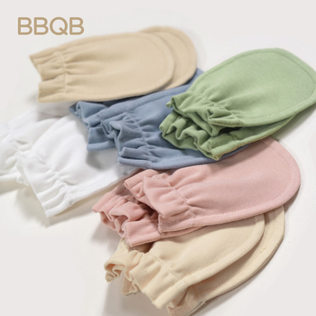 BBQB Dječje rukavice protiv ogrebotina za sve sezone, 100% pamuk, za 0–3 mjeseca, unisex