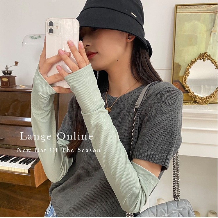 Manșete pentru brațe Ice Silk cu protecție UV, vară, pentru condus, poliester-spandeks