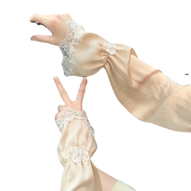Ženski prozračni rukav za UV zaštitu, od Ice Silk poliestera, za vožnju