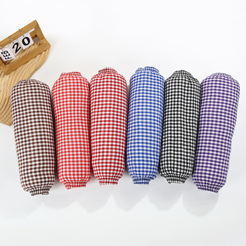 Rokas piedurknes ar četrstūru rakstu, garas, izturīgas pret netīrumiem un saules aizsardzība