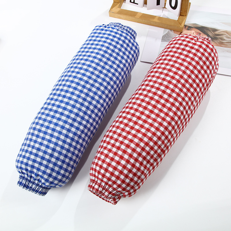 Rokas piedurknes ar četrstūru rakstu, garas, izturīgas pret netīrumiem un saules aizsardzība