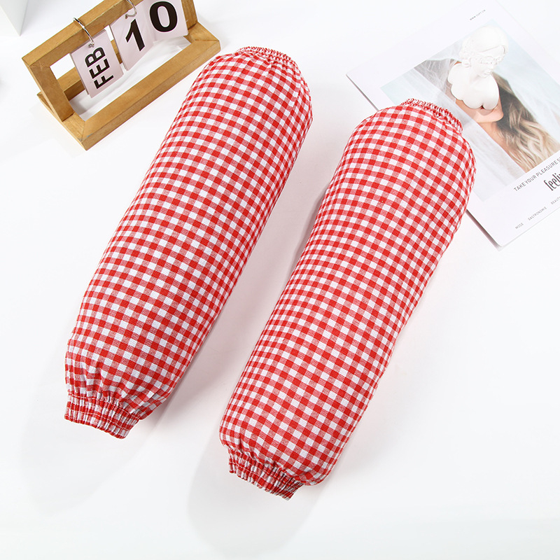 Rokas piedurknes ar četrstūru rakstu, garas, izturīgas pret netīrumiem un saules aizsardzība