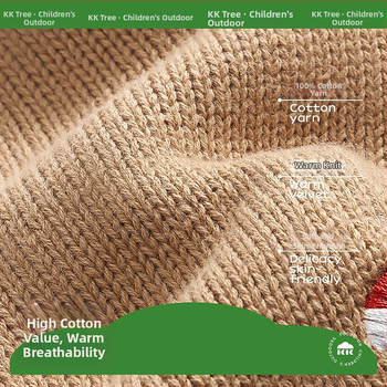 Kocotree Laste ühiselt kootud müts integreeritud dinosauruse salliga – talv, kupolita tipp, 4–6 aastat