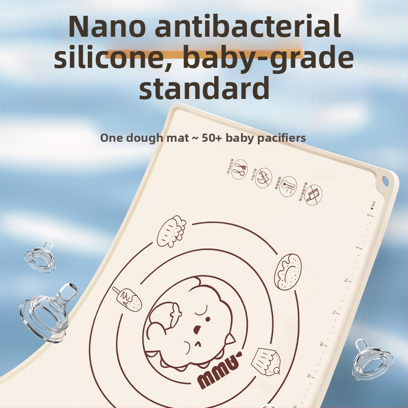 Silikónová podložka na miesenie, hrubšia, potravinárskej kvality, nelepivá, s možnosťou prispôsobenia