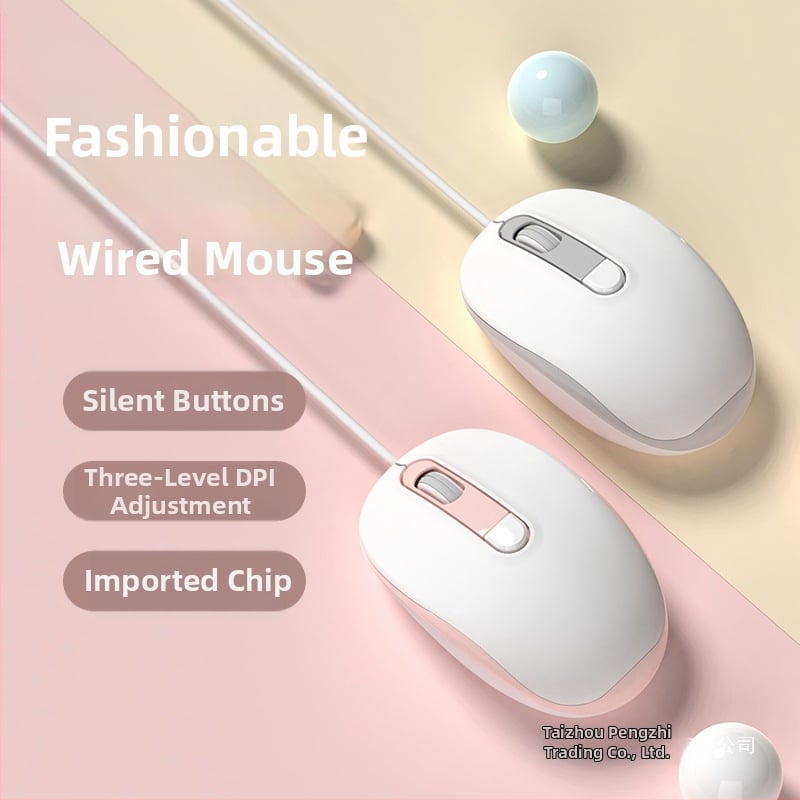 USB optička miša, 3 tipke, za ured i kućnu upotrebu